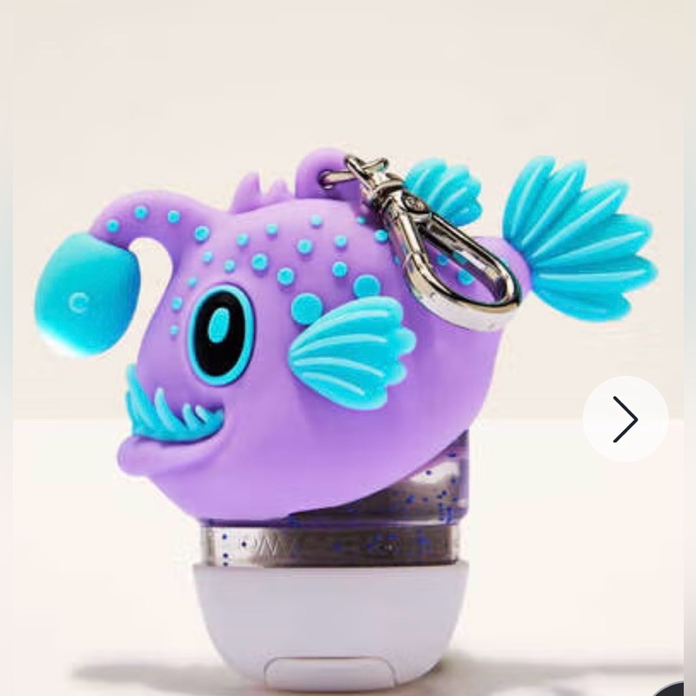 Light Up Anglerfish Bath & Body pocketbac hand sanitizer holder🐠🐠🐠